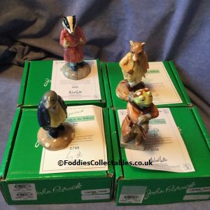 Beswick Wind In The Willows Wind In The Willows Set Of Four quality figurine